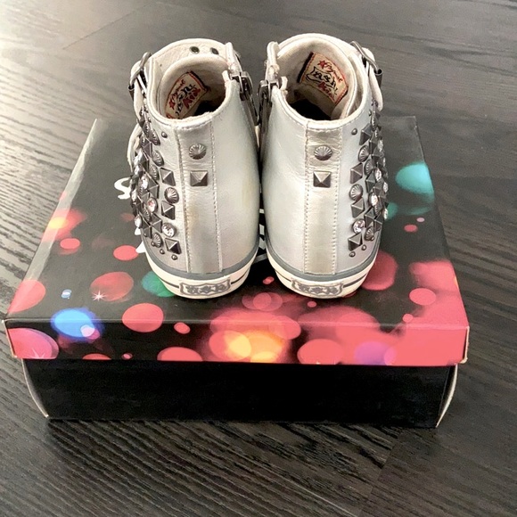 Ash Viper Silver Studded High Tops - Picture 4 of 8